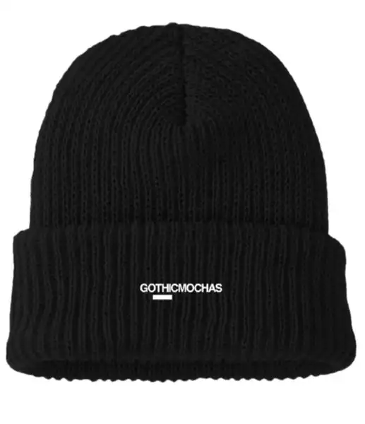 embroidered beanie