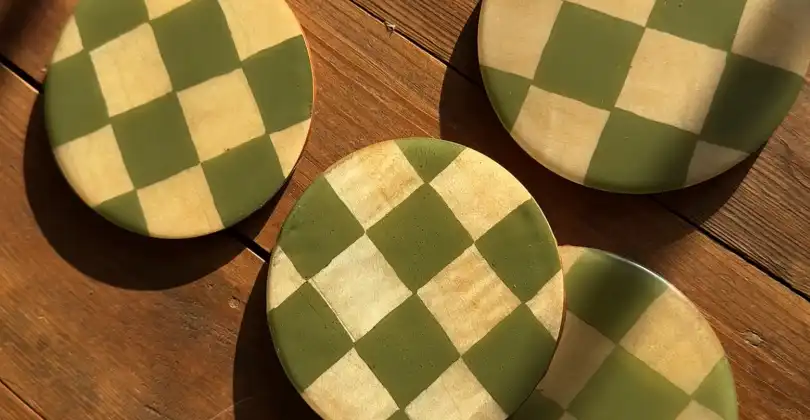 Checkered Coasters