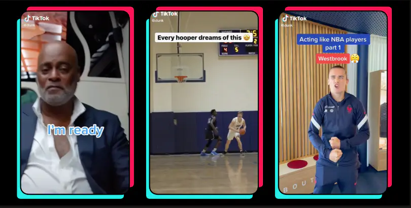 Follow Dunk on Tiktok! 🏀 🏀 