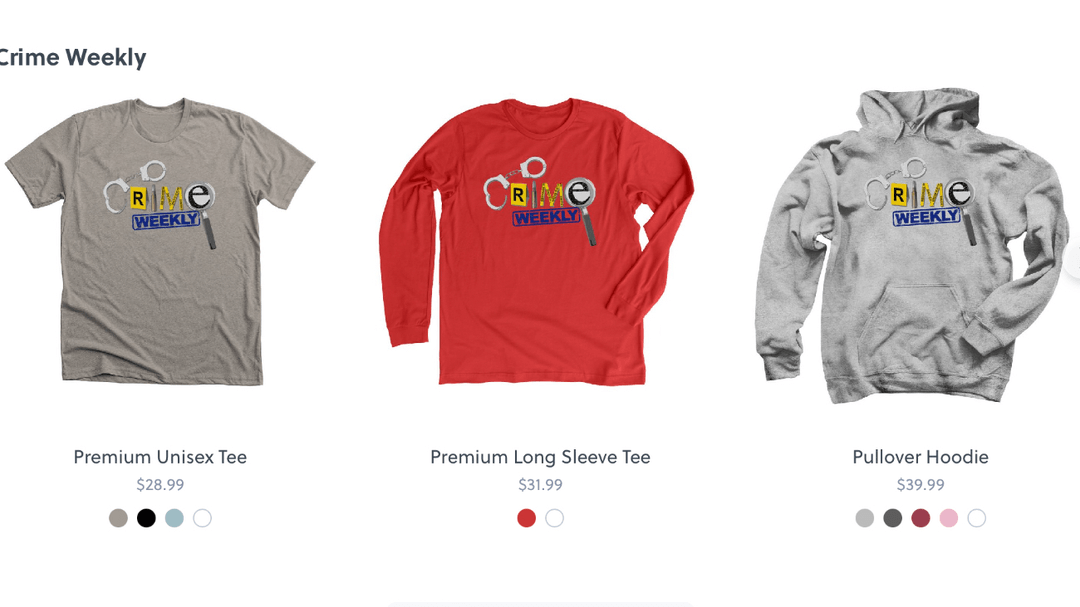 Crime Weekly | Official Merchandise