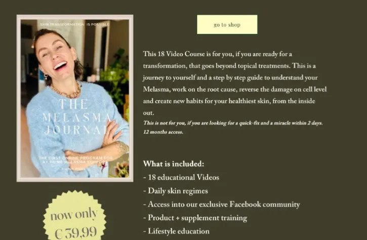 Melasma E-Courses