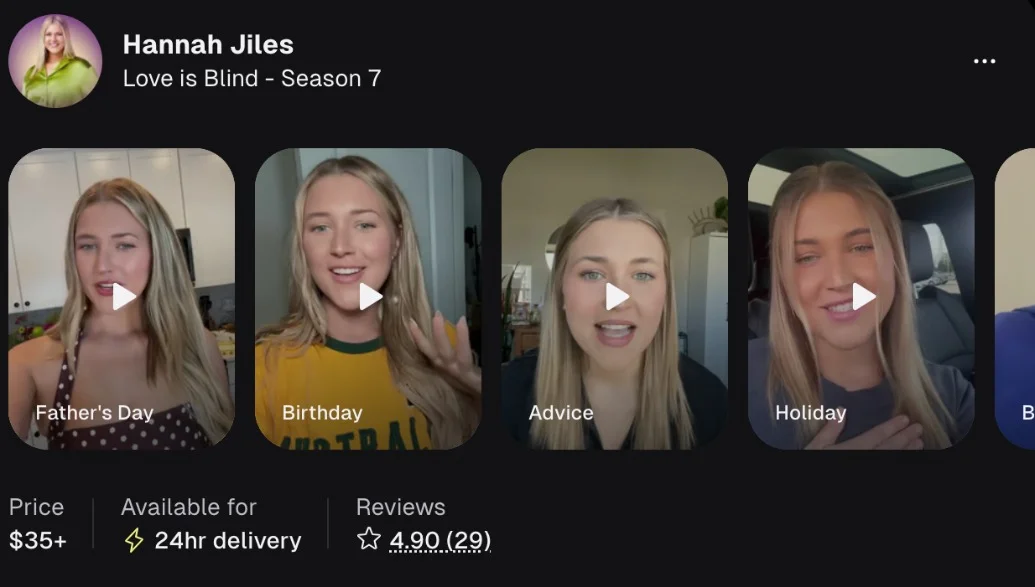 Request a Cameo