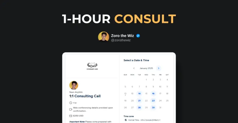 1:1 Consulting Call w/me (1 Hour)