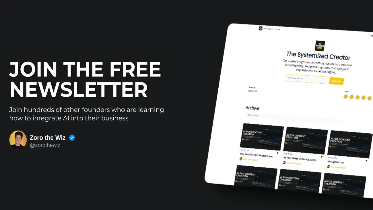 Join my Free Newsletter