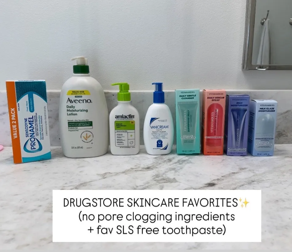 DRUGSTORE FAV SKINCARE
