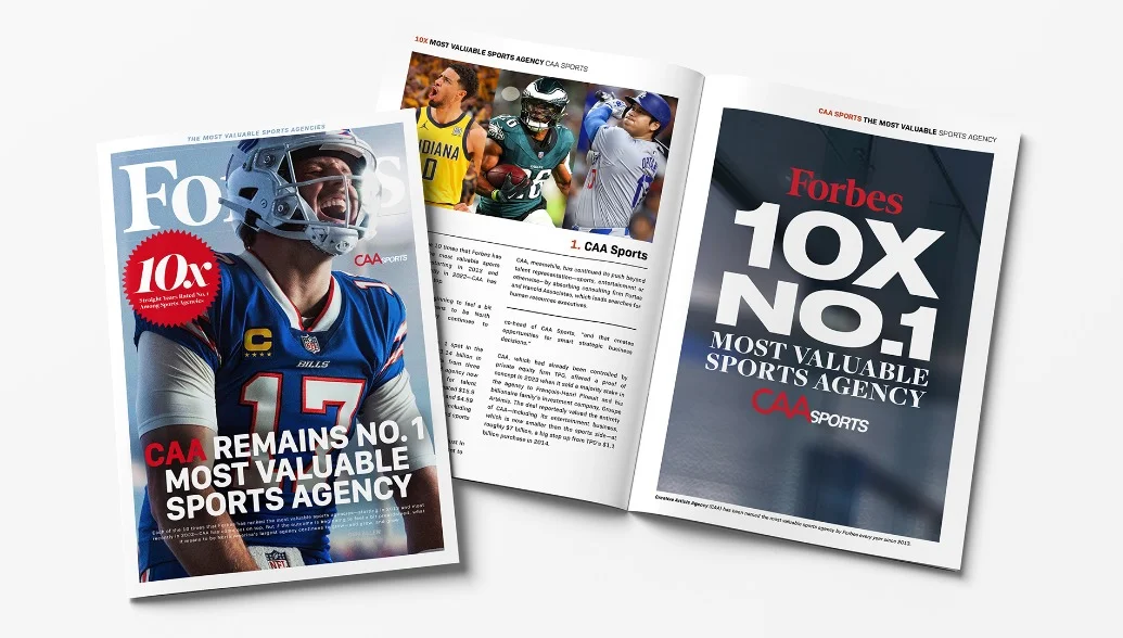 Over a Decade of Dominance. The Most Valuable Sports Agency: CAA Sports