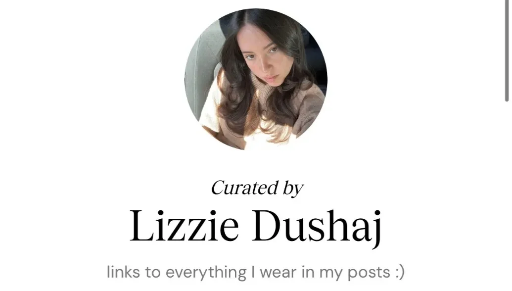Shopmy: links to EVERYTHING