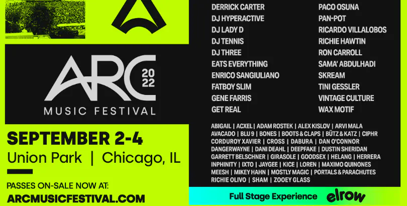 DEEPFAKE - SEPT 2-4 @ ARC Music Festival 22