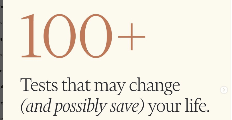 $500 for 100 TESTS in your BODY  by My Fuction Health Dr. Mark Hyman