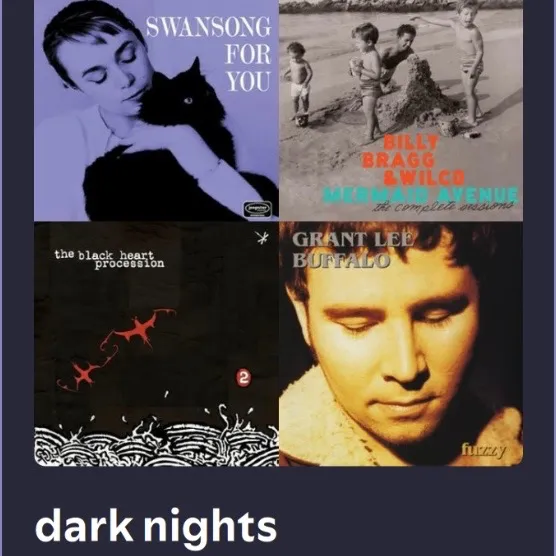 Dark Night Playlist