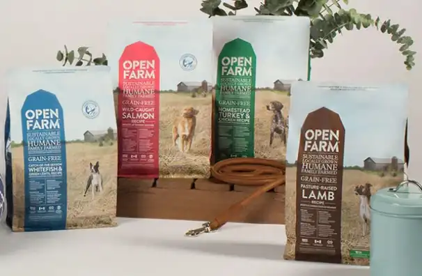 15% off open farm pet.