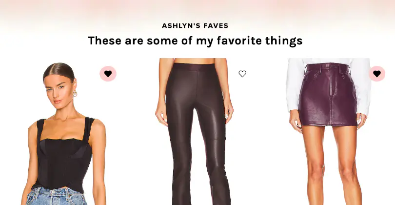 revolve favorites.