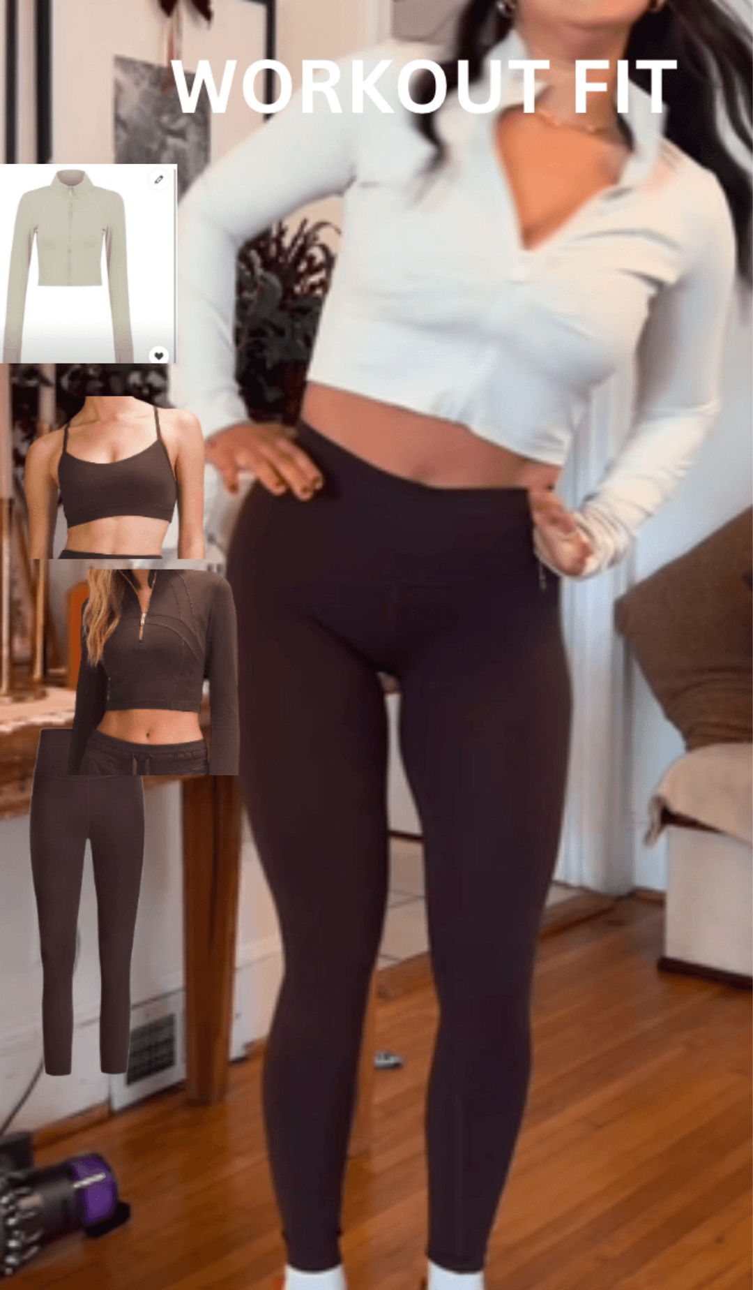 Cropped Zip Up Workout Jackets for … curated on LTK