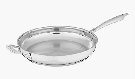Cuisinart Professional Stainless Skillet with Helper, 12-Inch