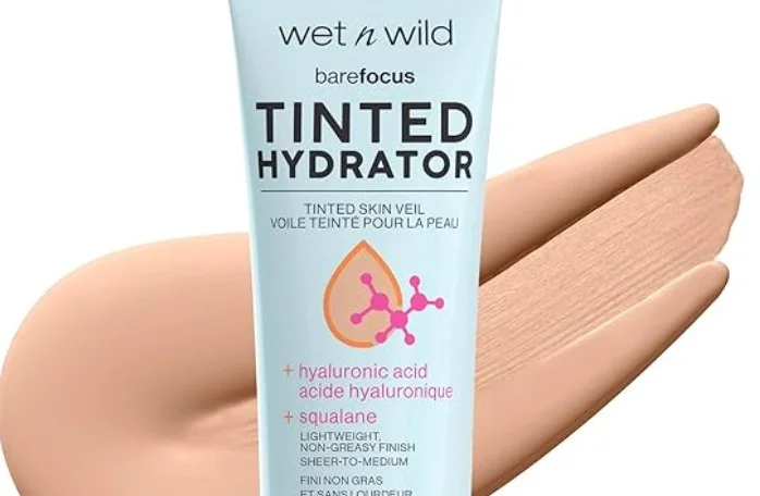 wet n wild Bare Focus Tinted Hydrator Tinted Skin Veil, Lightweight Buildable Coverage 