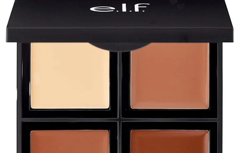 e.l.f. Cream Contour Palette, 4 Shades, Easy to Apply, Blendable, Buildable