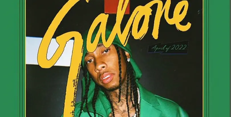 Tyga on the cover of Galore