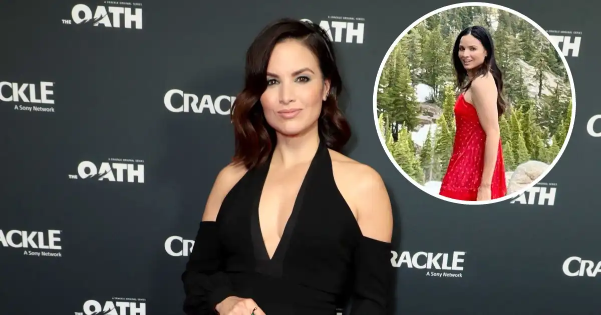 'NCIS' Star Katrina Law Hiked in Slip Dress
