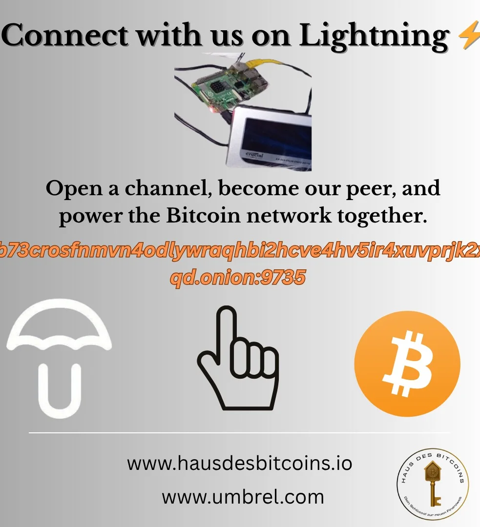 My Lightning Node Key 🗝⚡️ - ⚡ Connect to my Lightning Node: ob73crosfnmvn4odlywraqhbi2hcve4hv5ir4xuvprjk2xlqd.onion:9735