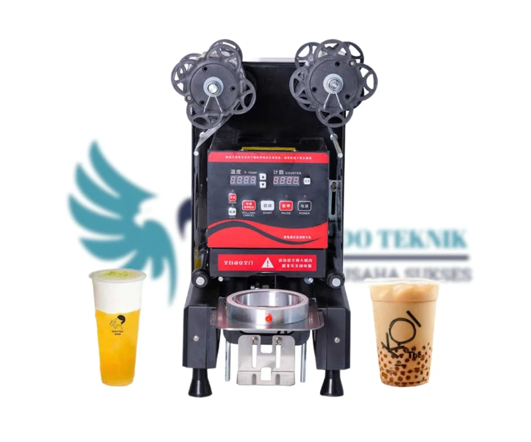 MESIN PENYEGEL / PRESS GELAS MINUMAN OTOMATIS
