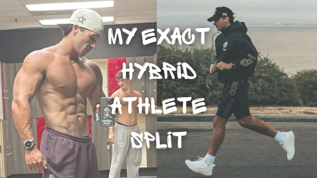 My exact running & lifting split | DAY BY DAY