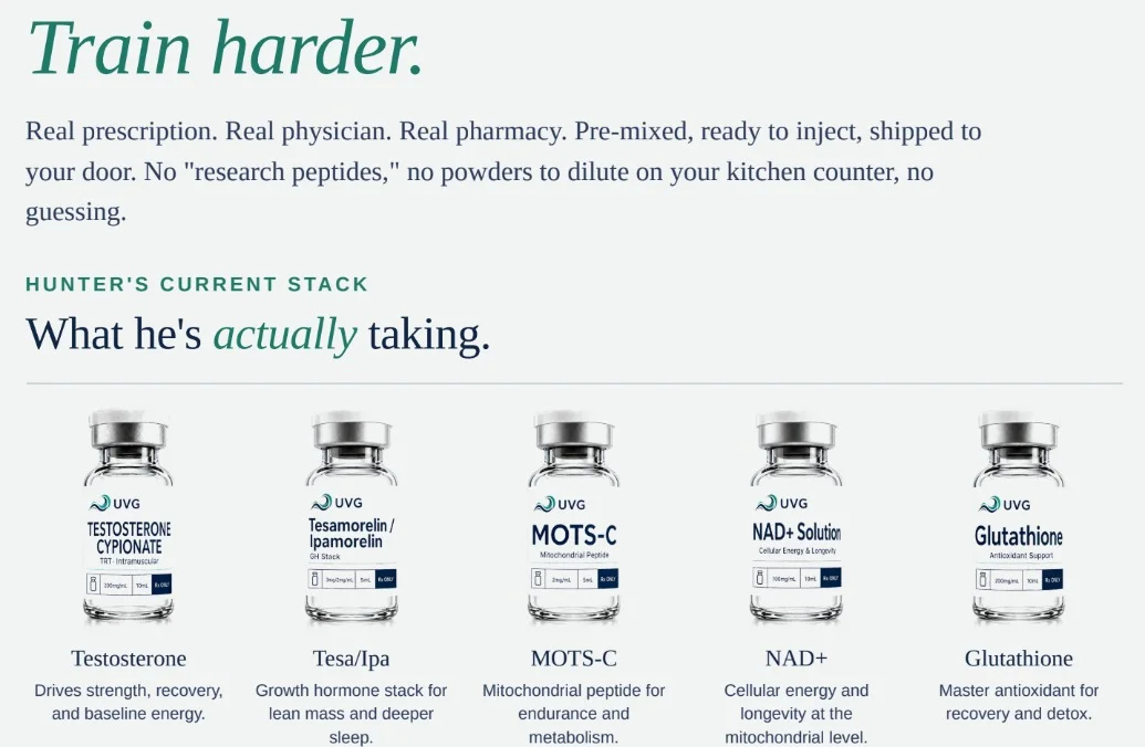 MY PEPTIDE STACK