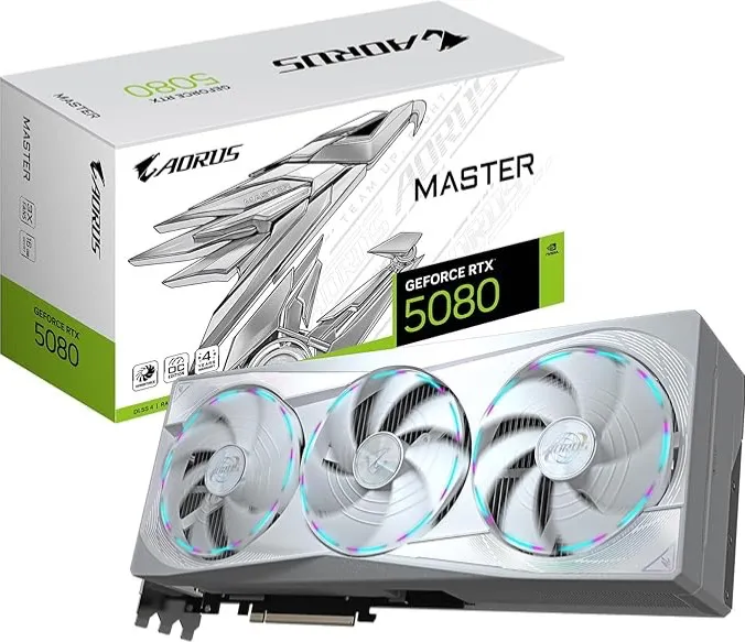 GPU | GIGABYTE AORUS RTX 5080 Master Ice