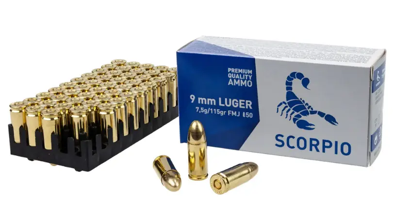 FREE Magtech 9mm 115 Grain FMJ Ammo 