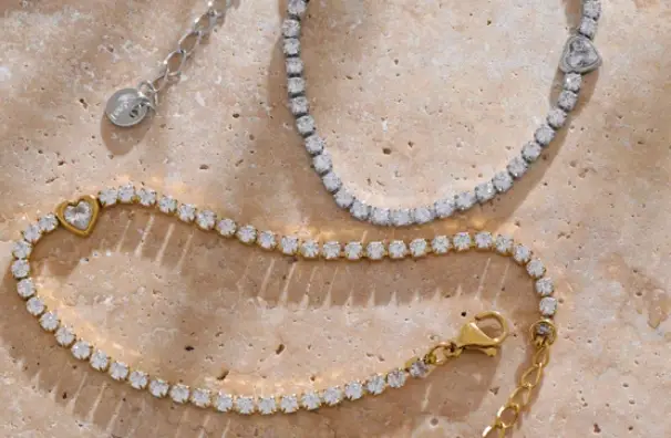 Heart Chain Bracelet