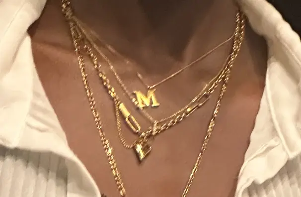 Love Heart Gold Necklace