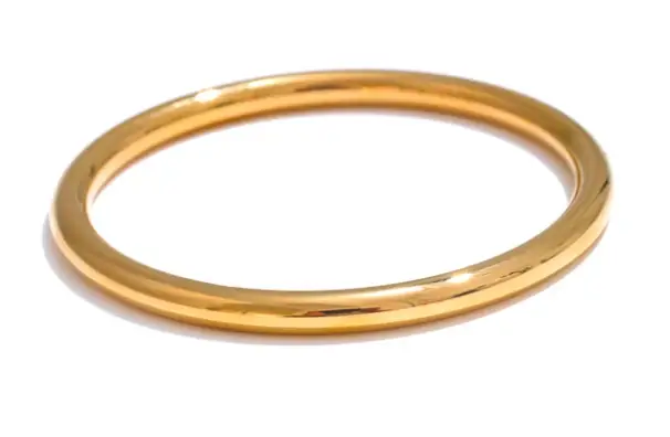 round Circle Minimalist Bracelet Bangle