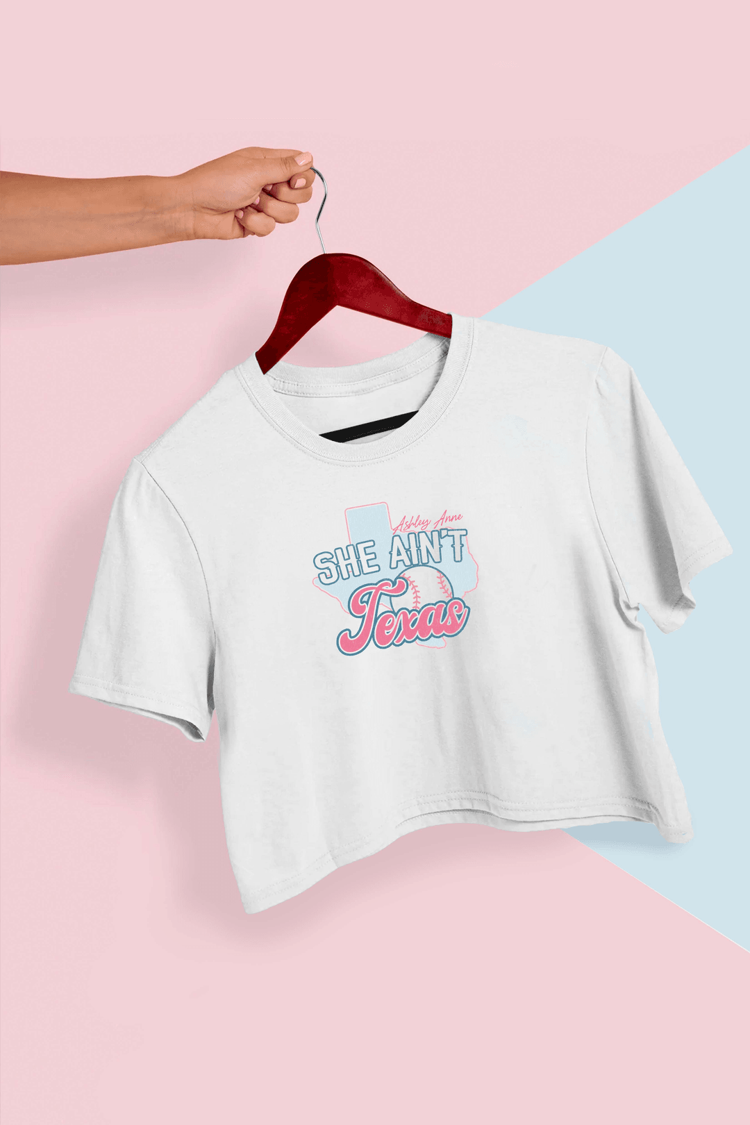 She Ain't Texas Cropped Tee
