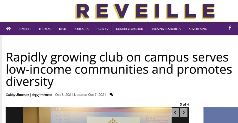 LSU Reveille Feature: MEDLIFE at LSU