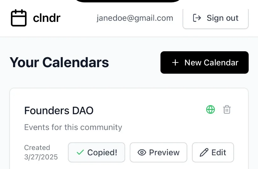 CLNDR - The Best Calendar For Large Community Managers