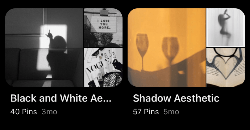 PINTEREST 🖤 view over 70 inspo boards!