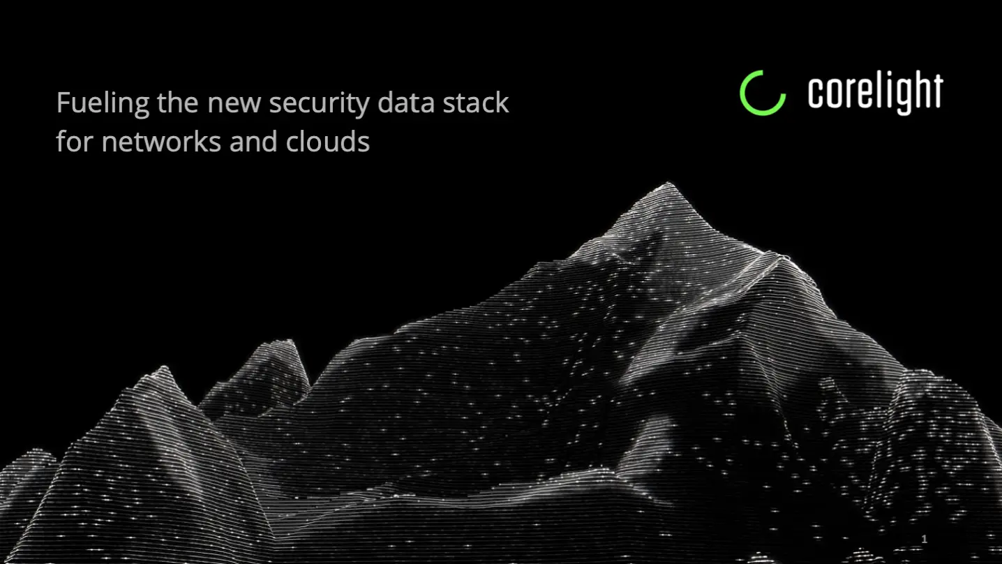 Corelight cybersecurity - Trajectory Ventures