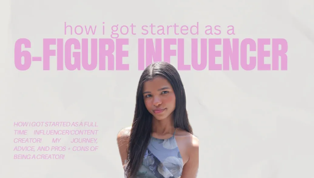 how i got started as a full time 6-figure content creator! | full time influencer advice + grwm 🤳🏽