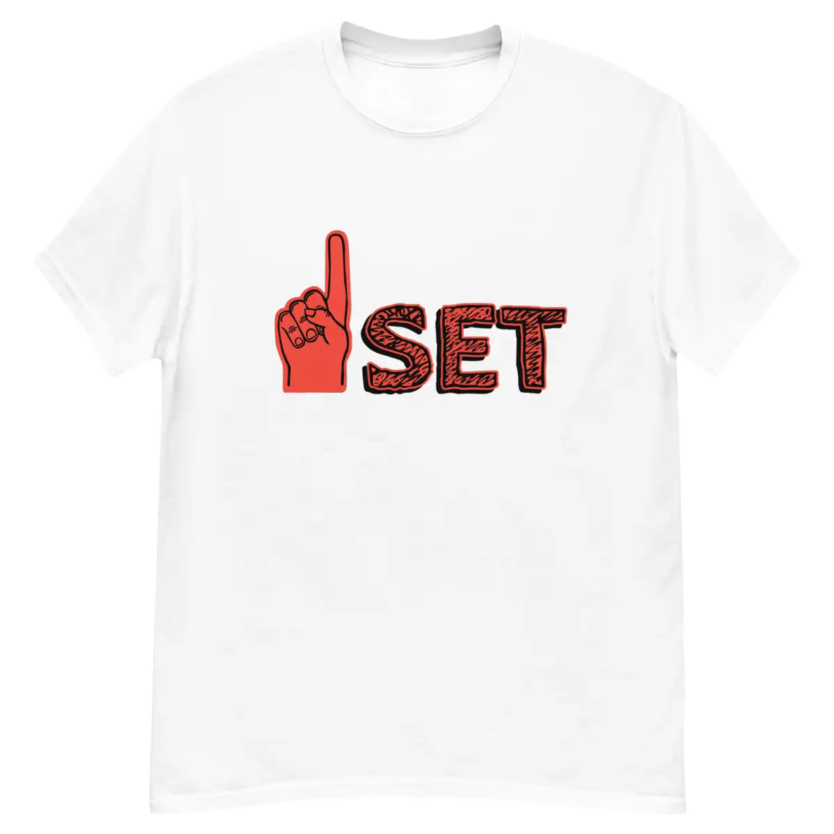 Foam Finger Tee (white)
