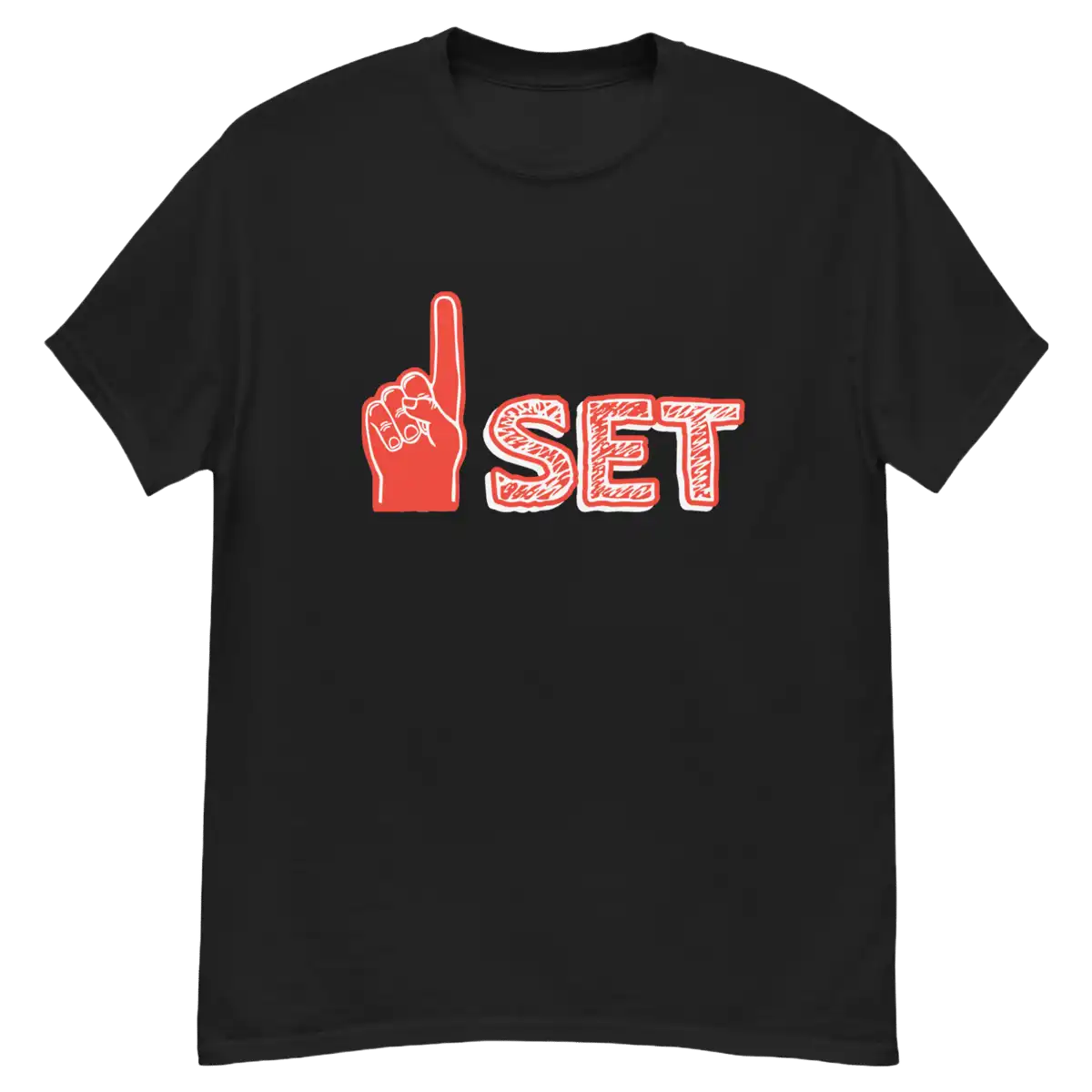 Foam Finger Tee (black)