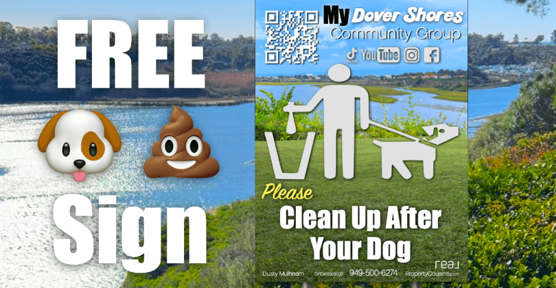FREE Clean Up After Your Dog 💩 Signs