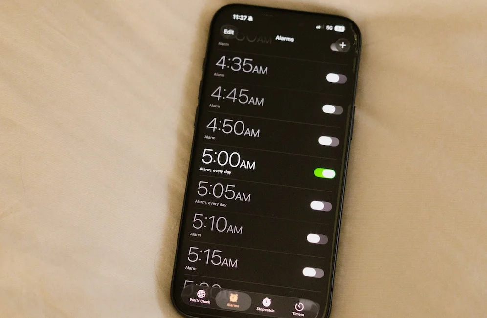 How To Stop Snoozing Your Alarm Worksheet