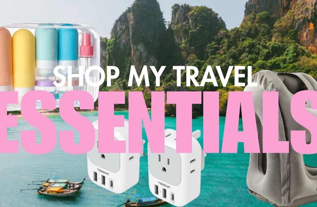 SHOP MY TRAVEL ESSENTIALS