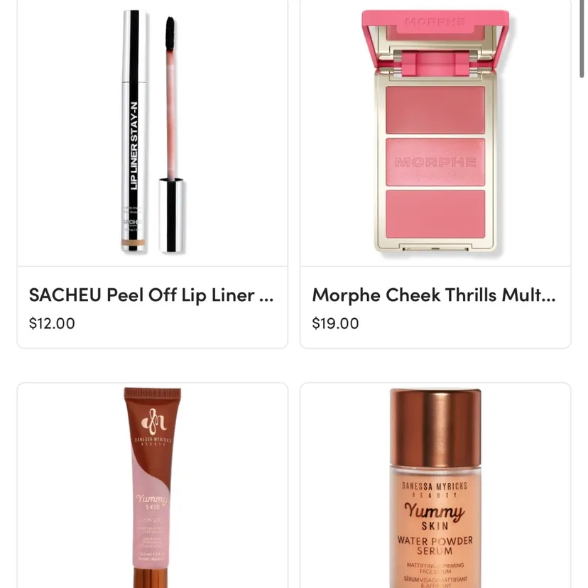 MY DAILY MAKEUP PRODUCTS