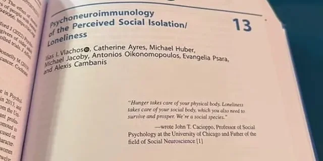 Psychoneuroimmunology of the Perceived Social Isolation/Loneliness