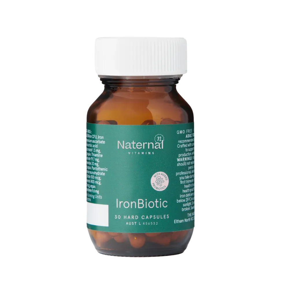 IronBiotic by Naternal Vitamins - Gentle Iron Supplement