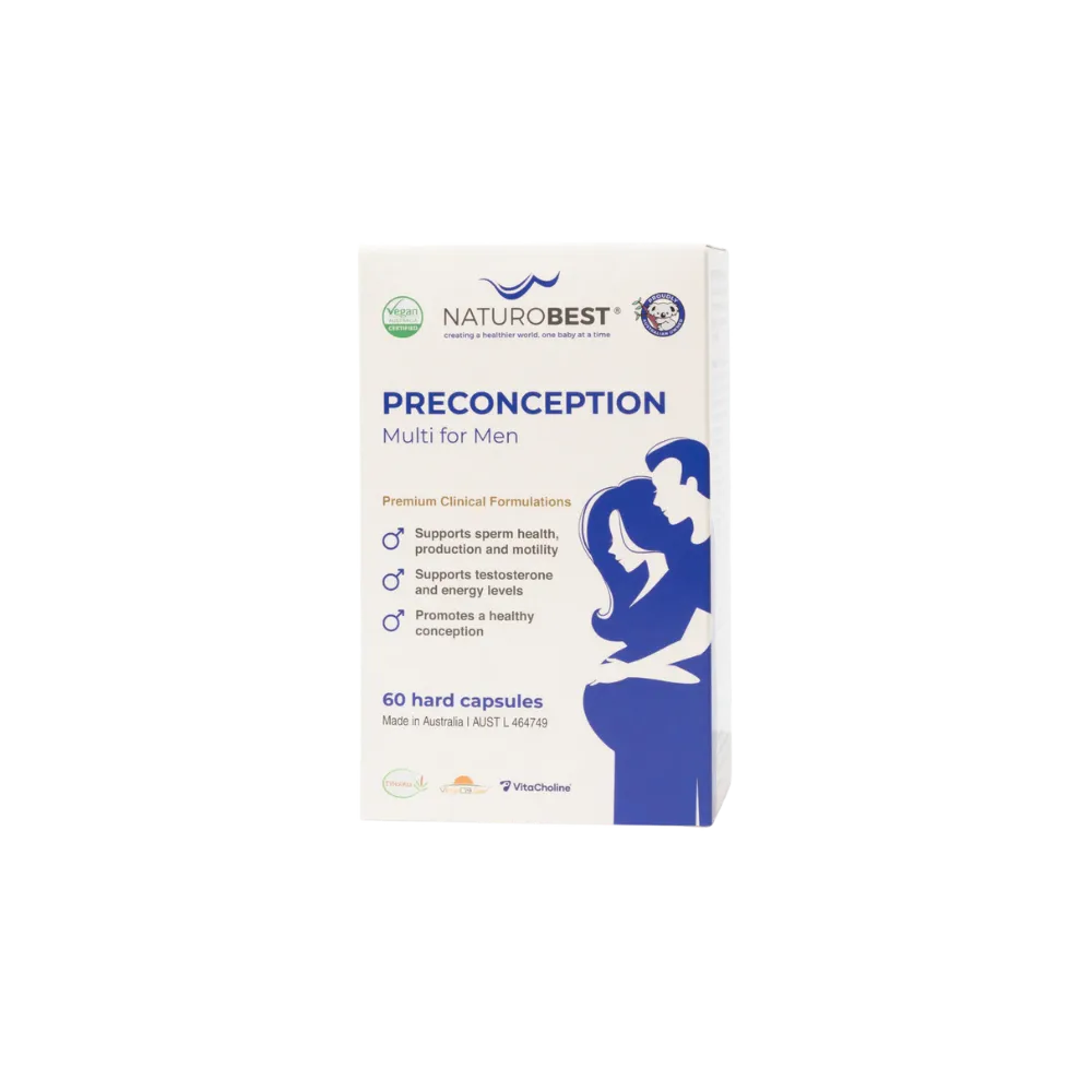 NaturoBest Preconception Multi for Men - Fertility Support