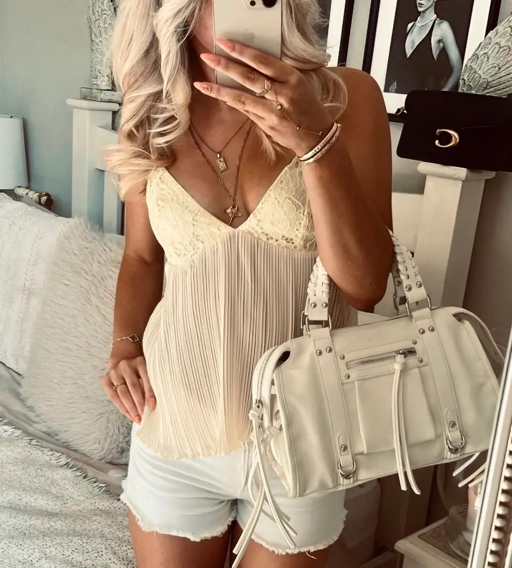 Yellow Lace Top