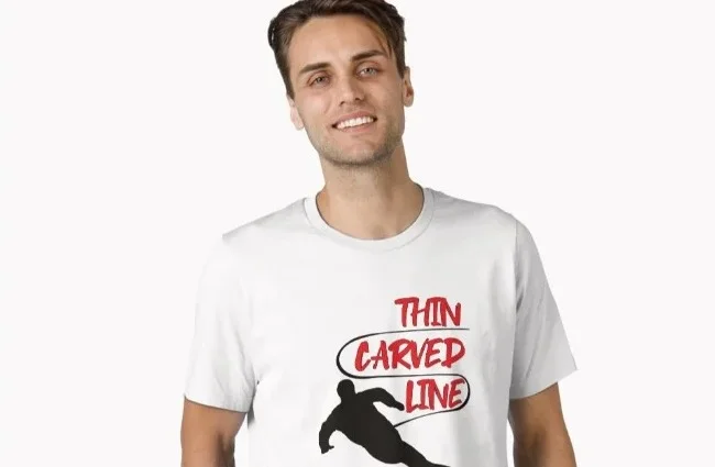 Thin Carved Line Merch