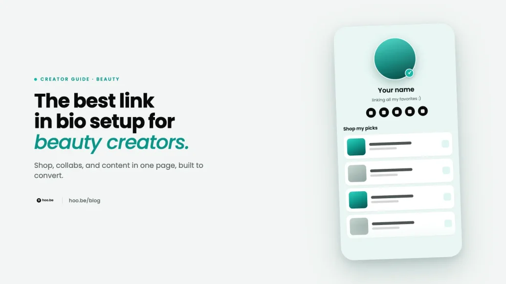 Featured image for Best Link in Bio Setup for Beauty Creators