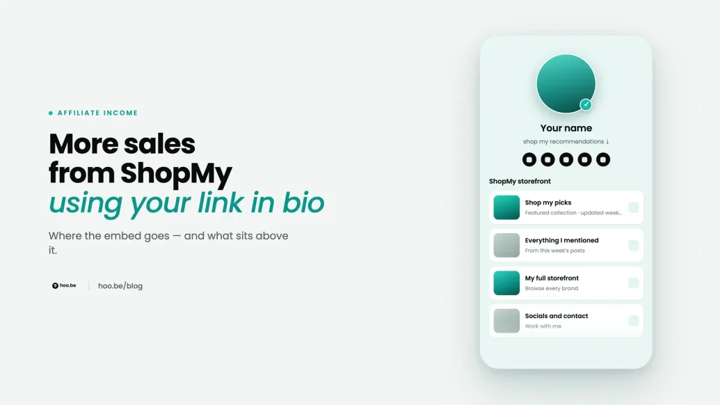 Featured image for How to Get More Sales From ShopMy Using Your Link in Bio